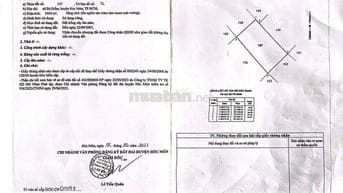 GẦN 1,1 Ha  MẶT TIỀN BÀ ĐIỂM 4 , xã BÀ ĐIỂM