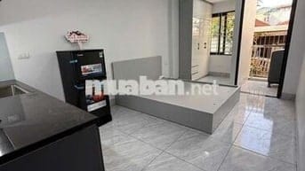 Bóc tem CCMN 25m2 xịn sò. Full đồ máy giặt, ban công tại Pháo Đài Láng