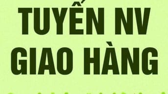 TUYỂN NHÂN VIÊN GIAO NƯỚC ĐÁ, BIA, NƯỚC NGỌT, NƯỚC SUỐI TẠI QUẬN 4 CŨ