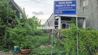 Ngân hàng thanh lý 492 m² đất ở tại Bến Cát, Bình Dương