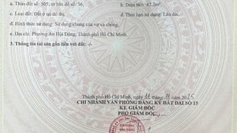 Bán Lô Đất Hẻm Xe Hơi 120/4/3 Đường Số 4, Phường 16, Quận Gò Vấp (cũ)