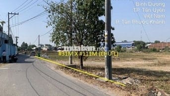 Bán 6412m2 đất MT Tân Phước Khánh 54- Full Hồng - Ngay KCN Sóng Thần 3