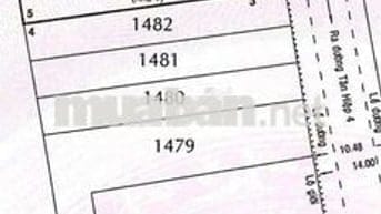 3 lô đất liền kề 5 x 36 (176m2)  Mặt tiền đường Tân Hiệp 32