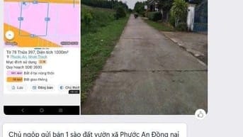 Host Cần Ra Đi Siêu Phẩm 1000m2 Tại Phước An , Nhơn Trạch