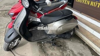 vespa 50cc xám đen bs Kiên Giang zin mới ton