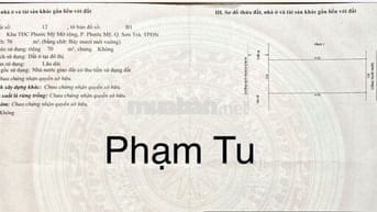 BÁN GẤP NHÀ MẶT TIỀN PHẠM TU - VỊ TRÍ VÀNG BIỂN MỸ KHÊ - RẺ NHẤT TT