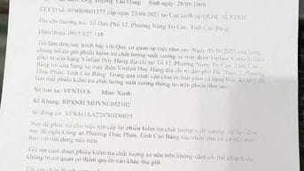 TÌM PHIẾU KIỂM TRA CHẤT LƯỢNG XUẤT XƯỞNG