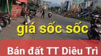 LÔ ĐẤT QUÁ ĐẸP ngay TRUNG TÂM DIÊU TRÌ, ngang 9,5m. GIÁ RẺ NHẤT KHU