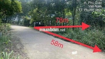 Ngân hàng thanh lý 3.554m² Tại TT Phước Vĩnh, Phú Giáo, Bình Dương