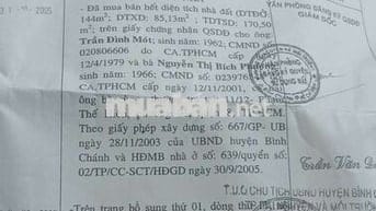 Nhà biệt thự gốc 2 mặt tiền đường 19 kdc bình hưng DT 6m x 24m 2 lầu