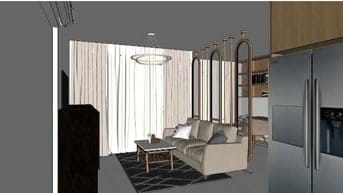 Cho thuê căn hộ 2PN+, 2 WC nội thất cao cấp, đầy đủ