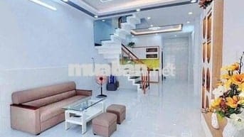 Nhà Mới 100%.Trương Thước Phan.DT: 4 X 12m Trêt Lầu 2PN 2WC