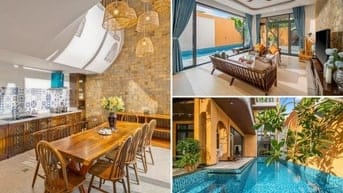 Cho thuê villa 5PN thiết kế theo kiểu airbnb siêu dễ cho kinh doanh
