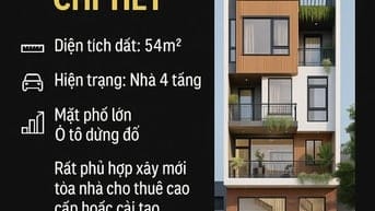 BÁN NHÀ  PHỐ PHỐ VỌNG – GIẢI PHÓNG – TRUNG TÂM HÀ NỘI – 54M² – 22.5 tỷ