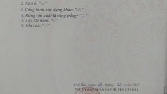 Bán đất phân lô khu tái định cư Cát Hải