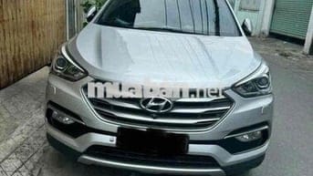 Hyundai SantaFe 2017 Bản xăng full Bạc 50200 km