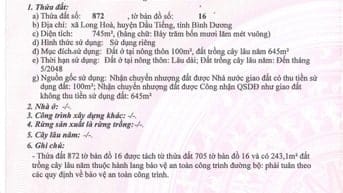 BÁN ĐẤU GIÁ TS VIB L4_LONG HOÀ, DẦU TIẾNG, BÌNH DƯƠNG, NAY LÀ TPHCM
