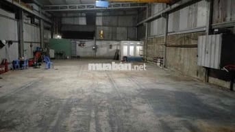Cho thuê xưởng 400m2, điện 3Fa, trục cẩu 1T5, phường Tân Phong (cũ).