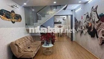 Trệt 1 lầu 4*12; 2pn full nội thất 2 máy lạnh