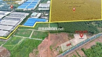 Đất thổ cư  khu công nghiệp Bắc Đồng Phú giá trị rẻ