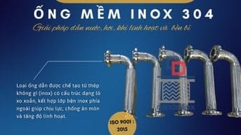 ỐNG MỀM INOX – CHỊU NHIỆT, CHỐNG GỈ, SIÊU BỀN!