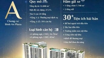 Cần bán chung cư Bình An Plaza 2PN