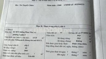 NHÀ GÓC 3 MẶT HẺM 387/ PHAN VĂN TRỊ Q5, 3 TẦNG, CHỈ 8.35 TỶ ĐẦU TƯ