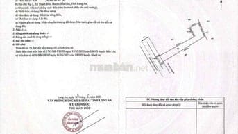 bán đất thổ cư mặt tiền ấp 3 thạnh đức bl long an
