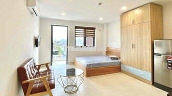 Studio ban công full nội thất ngay mặt tiền đường đôi Tân Kiểng Lotte