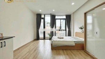 Studio ban công, full nội thất, diện tích siêu rộng ngay KCN Tân Bình