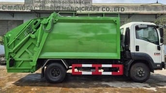 Xe cuốn ép chở rác Isuzu 9 khối 