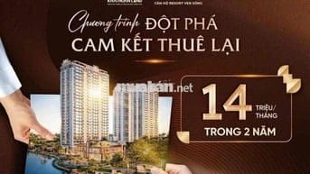 CĂN HỘ RESORT CAO CẤP VIEW SÔNG 2PN.1WC