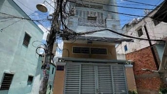 ☎Nhà 4x14 hẻm Hồng Bàng, 3 lầu quận 6