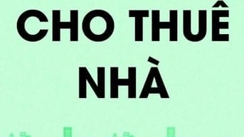 Nhà cho thuê nguyên căn ngang 4m x dài 10m, nhà 1 gác lửng