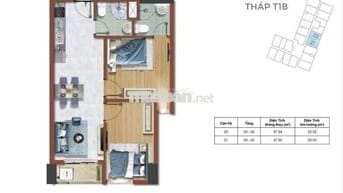 Bán căn hộ CC tại Destino Centro, 1,6 tỷ, 52 m2, 2PN + 2WC