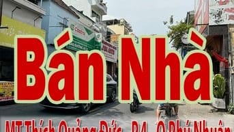 Bán Nhà : mặt tiền đường Thích Quảng Đức P.4 Q.Phú Nhuận - dt:4x16m 1L