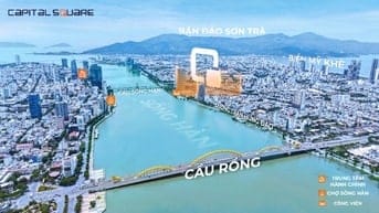 Capital Square 2PN sổ hồng vĩnh viễn, view sông Hàn, CK 15%.