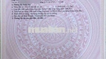 Bán đất mặt tiền đường bê tông xã Bình Khánh huyện cần giờ