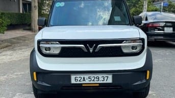VinFast VF3 Mua Pin T6/2025 Màu Trắng xe lên đồ 