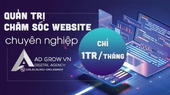 Quản trị web chăm sóc web tăng truy cập doanh thu chỉ 1tr/th