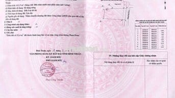 Bán Đất Vị Trí Đắc Địa Thị Trấn Chợ Lầu, Bắc Bình, Bình Thuận