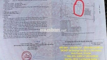 BÁN ĐẤT VỊ TRÍ ĐẸP TẠI Đường Liên Ấp 2-3, Đa Phước, Bình Chánh, TP.HCM