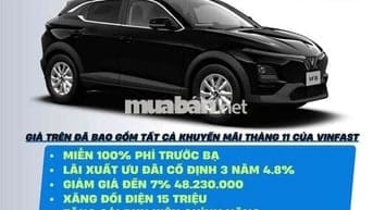 VinFast VF6 Eco - Hổ trợ vay 90% 82 triệu nhận xe