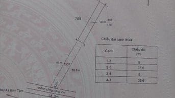 Bán đất thổ MT Nguyễn Thông 5x75 m Giá3.5 tỉ