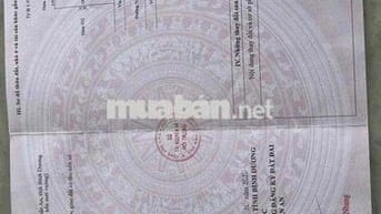 cần bán lô đất kdc vietsing dt 120m2 full thổ cư