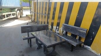 Bộ bàn ghế đá ngoài trời tại Thuận An