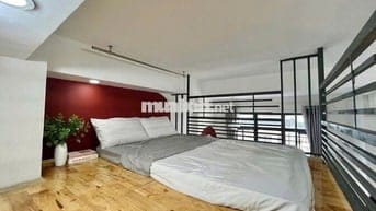 Duplex ban công, full nội thất 35m2 giá 5tr5 ngay Văn Lang