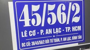 Cho thuê nhà : 45/56/2 Lê Cơ, P An Lạc( dc cũ: 36/45/16/2 Bùi Tư Toàn)