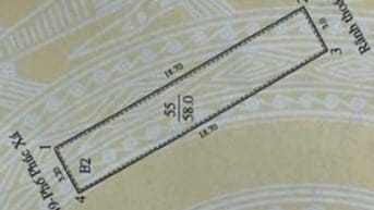 Bán nhà mặt ngõ 49 phố Phúc Xá, Ba ĐìnH, 75m2x2 tầng, oto đi lại 