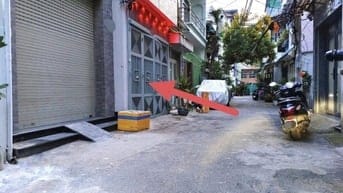 Bán Nhà: hẻm 6m CMT8 gần Cư Xá Bắc Hải Q.10 - CV Lê Thị Riêng dt:4x16m